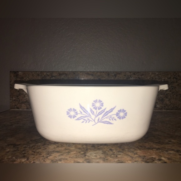 Vintage RARE Corning Pyroceram Cornflower Dish 1.5qt - Picture 4 of 8